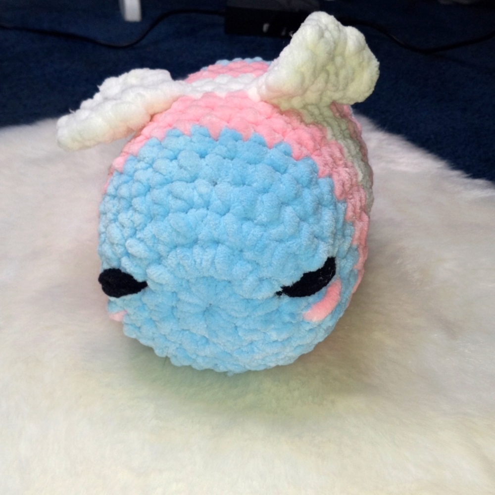 🆕Handmade Crochet Trans Pride Bee